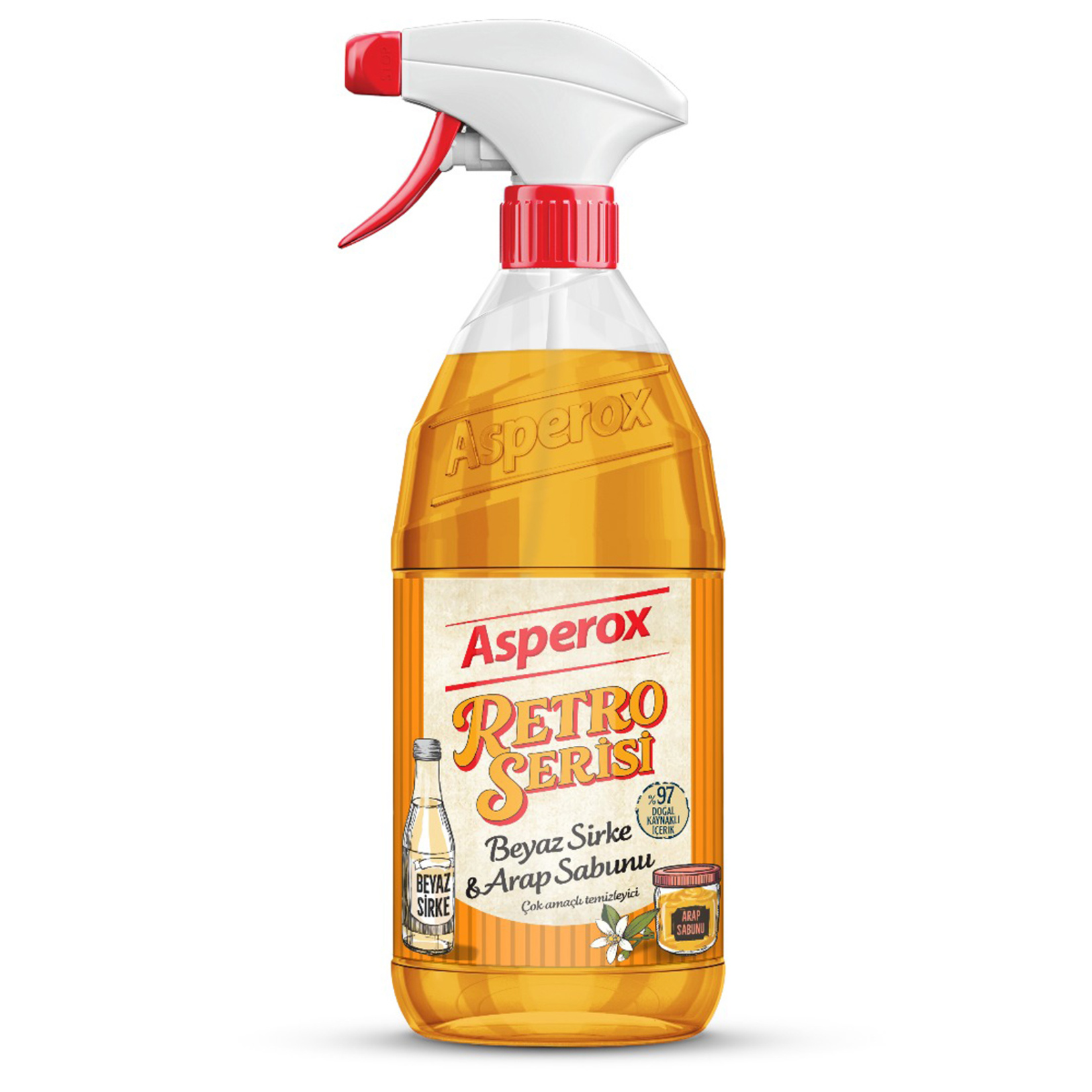 Asperox Retro  Beyaz Sirke & Arap Sabunu