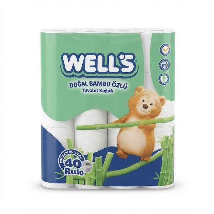 Wells Bambu Özlü Tuvalet Kağıdı